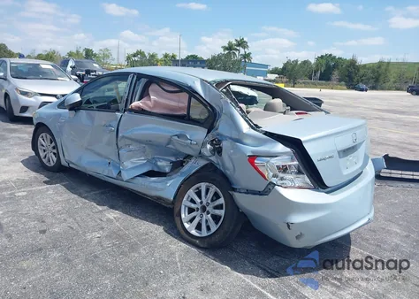 2012 Honda Civic Ex from USA, damaged, VIN 19XFB2F86CE312901